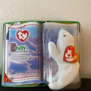 Beanie Babies: Chilly the Polar Bear (2000, Legend